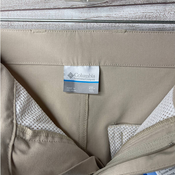 Columbia PFG Grander Marlin II Offshore Khaki Shorts Mens Size 28 (FM4602-160) - Picture 9 of 10